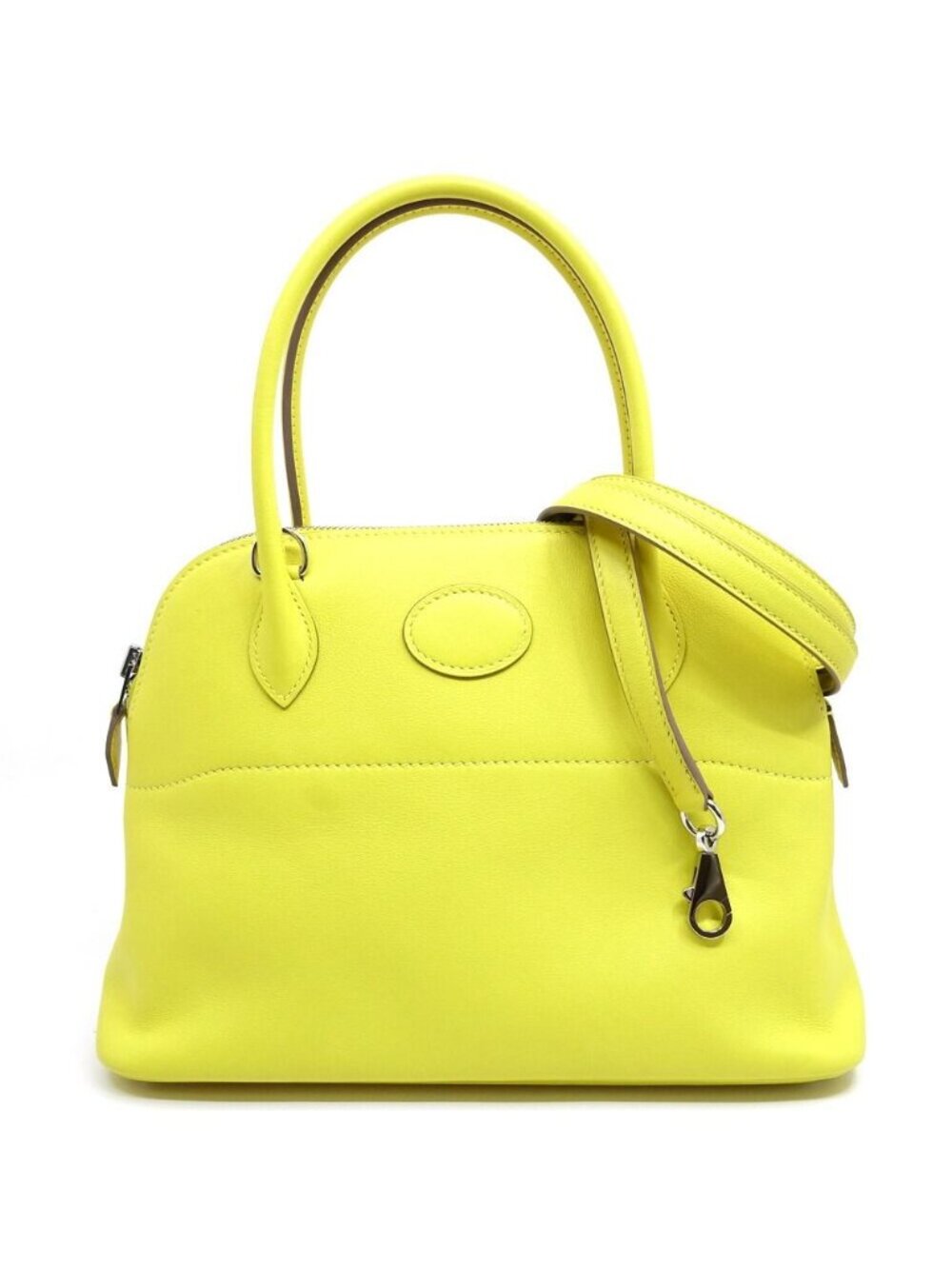 Hermes Bolide 27 Veau Swift Lime Handbag Shoulder 2-Way Box